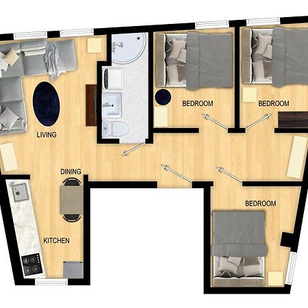 Family Friendly 3Br - Fast Wi-Fi - Behind Bryggen Apartment Берген Екстериор снимка