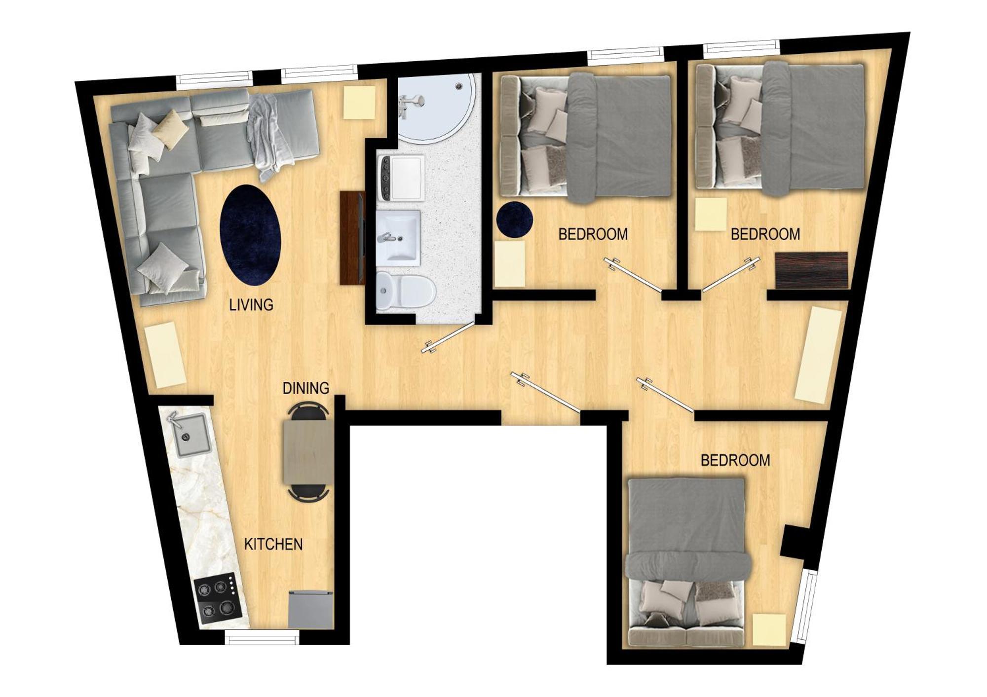 Family Friendly 3Br - Fast Wi-Fi - Behind Bryggen Apartment Берген Екстериор снимка